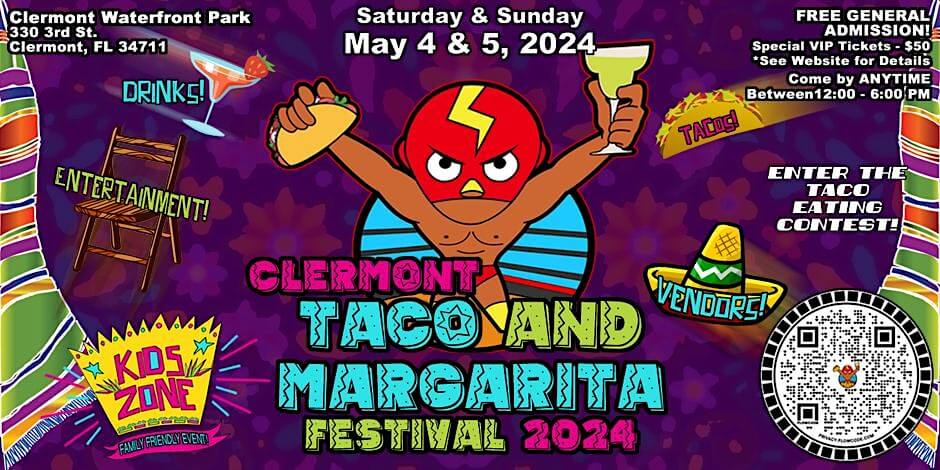Clermont Taco and Margarita Promotional Flyer