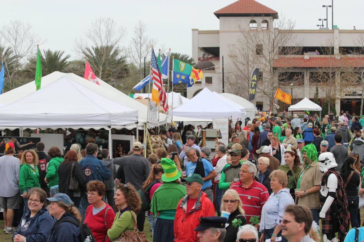 St. Augustine Celtic Music and Heritage Festival crowd