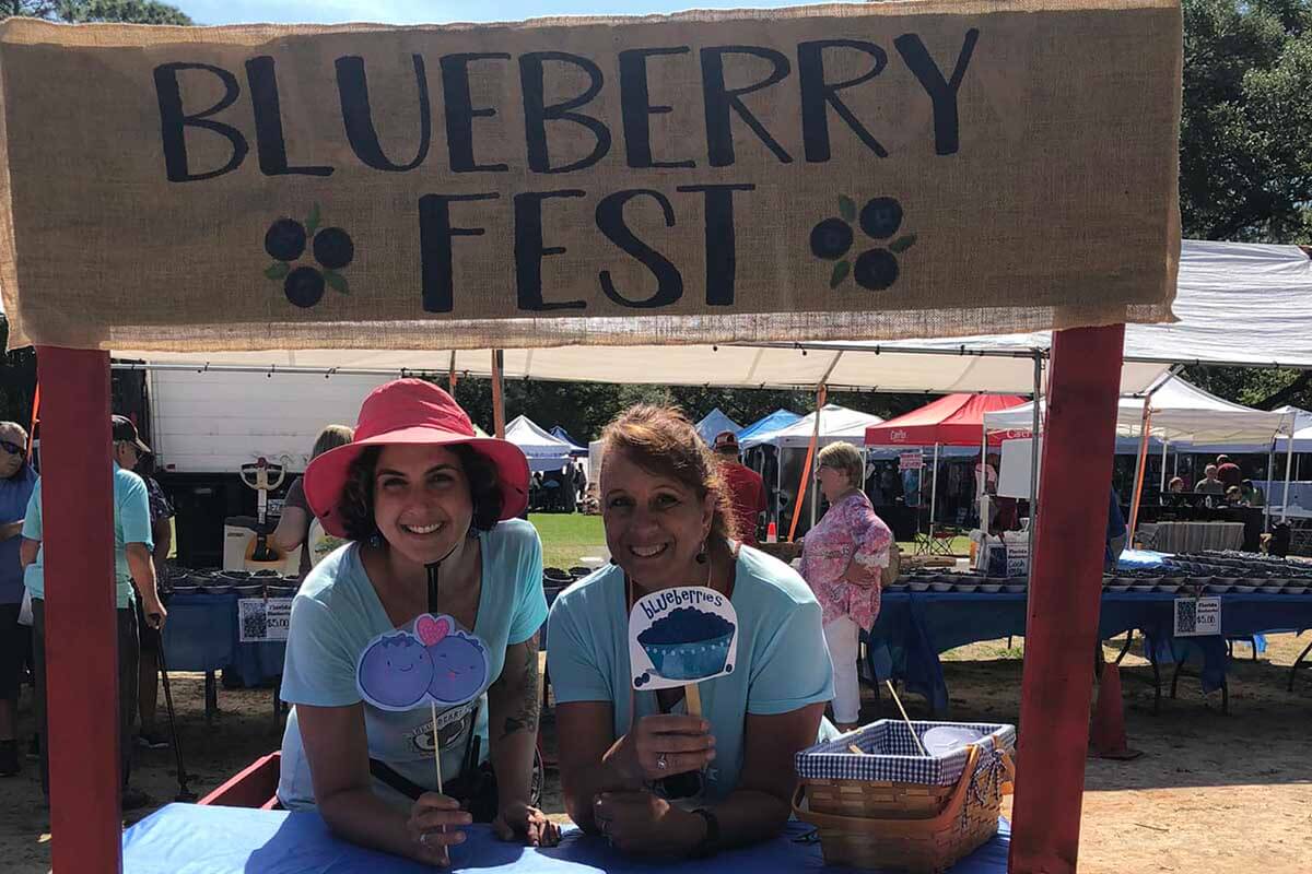 Blueberry Fest Booth