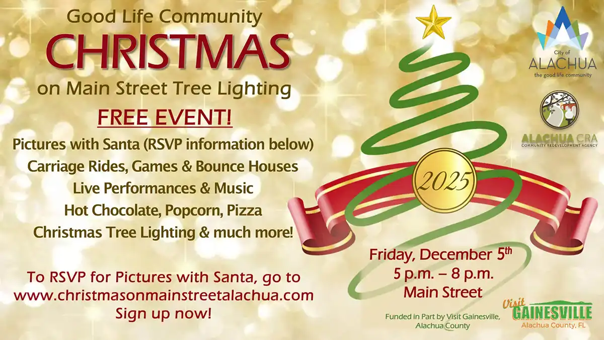 Alachua Annual Christmas on Main Tree Lighting Event