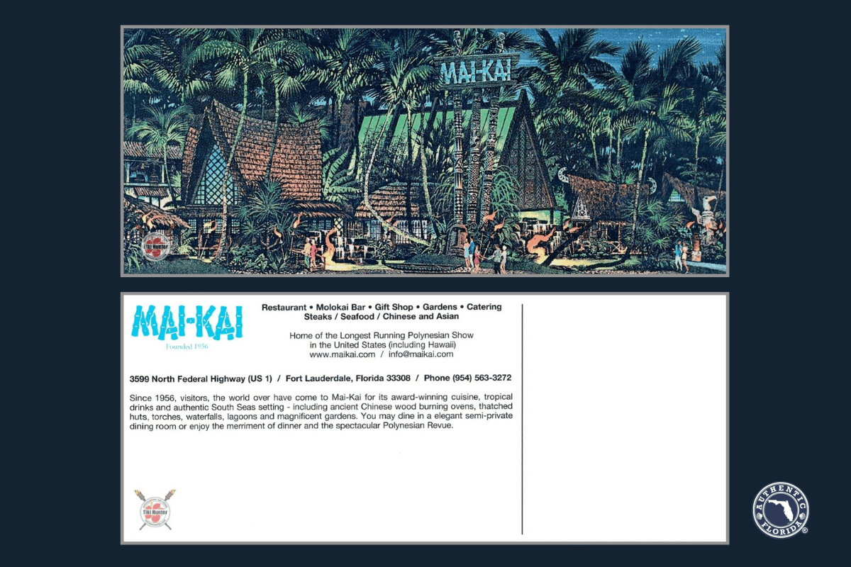 Vintage Mai-Kai Restaurant postcard